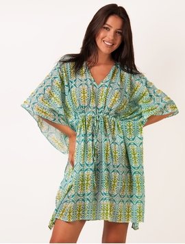 Rochie Dama Heavy With Boom Verde Si Albastru